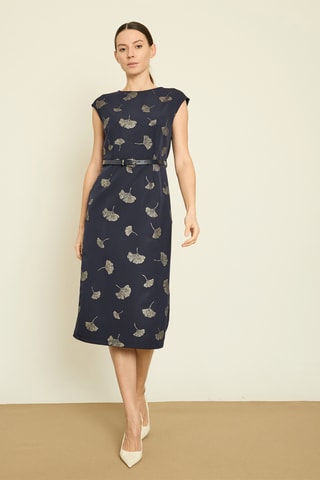 Robe droite - Bleu marine