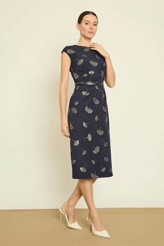 Robe droite - Bleu marine