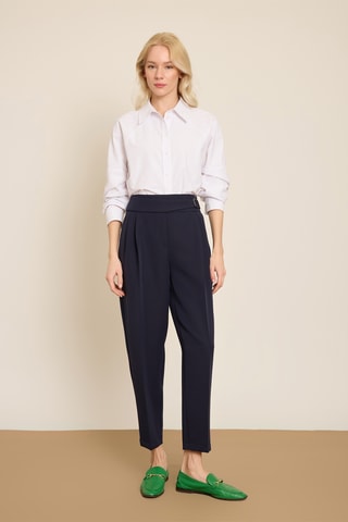 Pantalon carotte 7/8 - Bleu marine