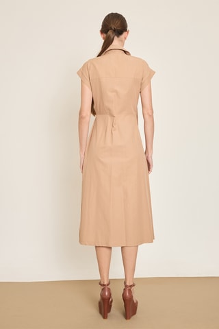 Robe portefeuille - Marron