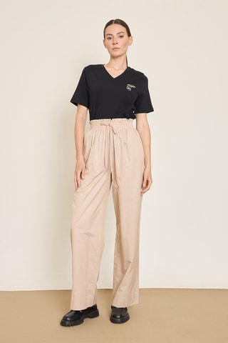 Pantalon wide legs - Beige