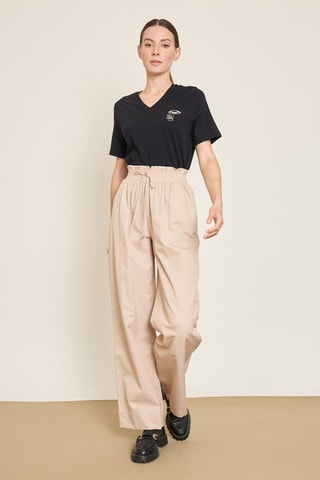 Pantalon wide legs - Beige