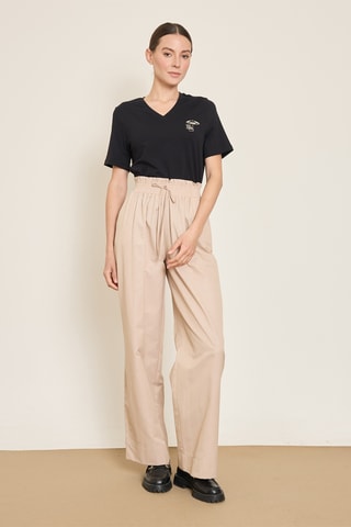 Pantalon wide legs - Beige