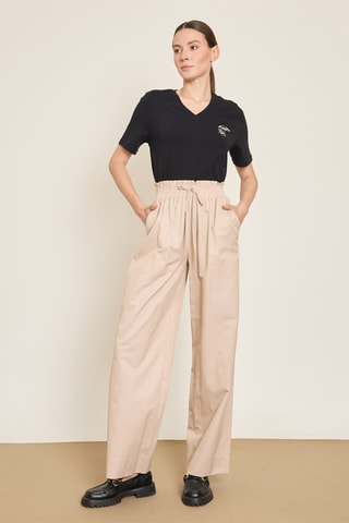 Pantalon wide legs - Beige