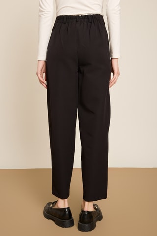 Pantalon carotte 7/8 - Noir
