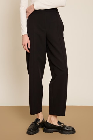 Pantalon carotte 7/8 - Noir