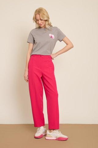 Pantalon carotte 7/8 - Rose