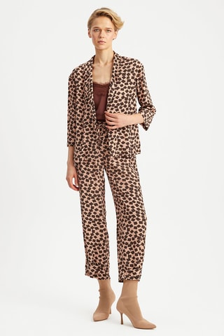 Pantalon droit - Marron