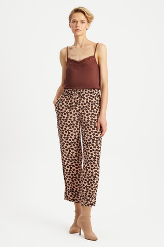 Pantalon droit - Marron