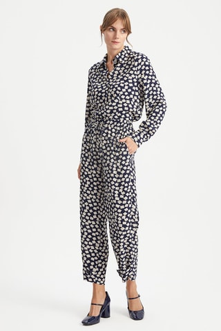 Pantalon droit - Bleu