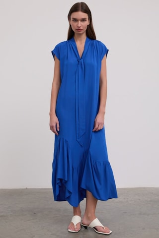 Robe longue - Bleu