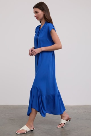 Robe longue - Bleu
