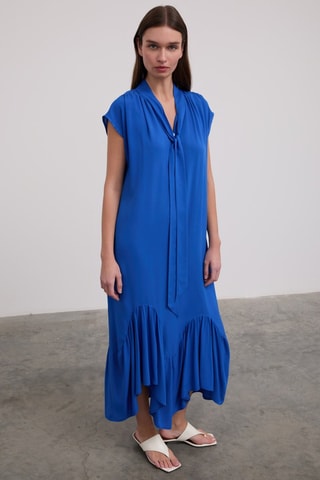Robe longue - Bleu