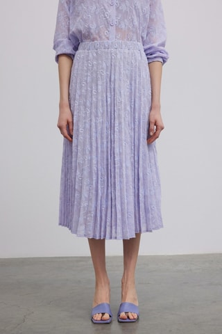 Jupe plissée - Violet