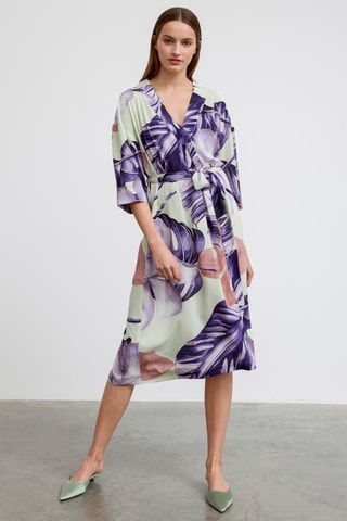 Robe midi - Violet