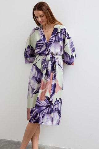 Robe midi - Violet