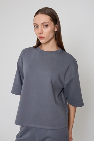T-shirt oversize - Gris
