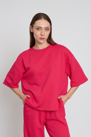 T-shirt oversize - Rose