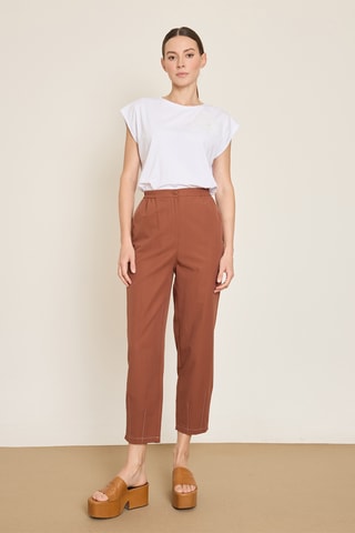 Pantalon 7/8 - Marron