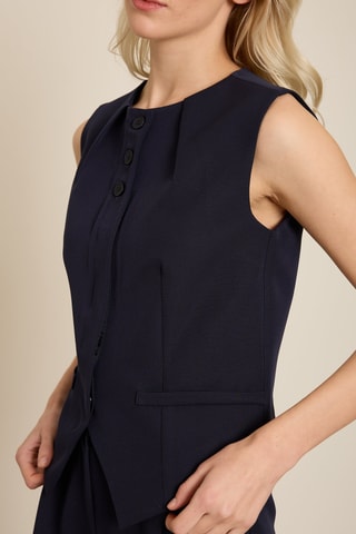 Gilet sans manches - Bleu marine