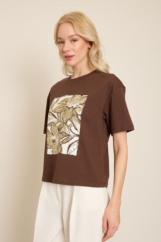 T-shirt - Marron