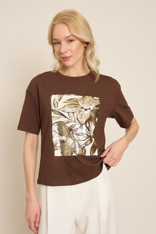 T-shirt - Marron