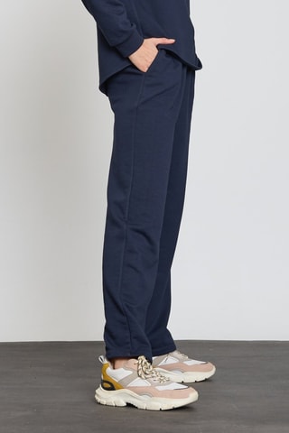 Pantalon wide legs - Bleu