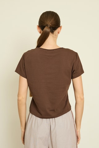 T-shirt - Marron