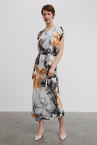 Jupe longue taille haute - Noir