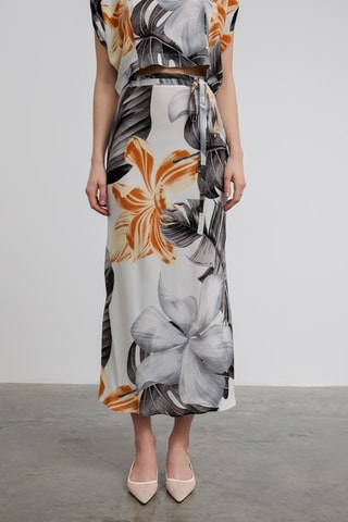 Jupe longue taille haute - Noir