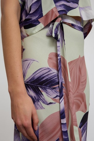 Jupe longue taille haute - Violet