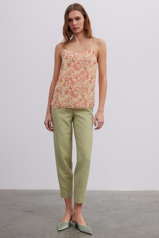 Top - Bleu et orange