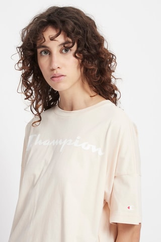 Camiseta - Blanco y rosa