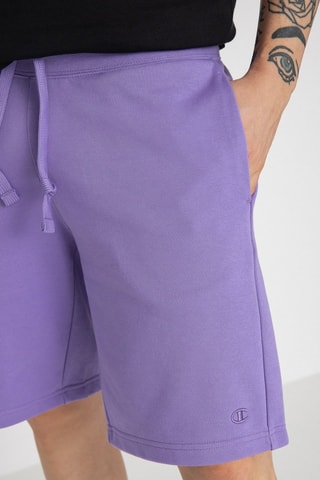 Bermudas - Blanco y violeta