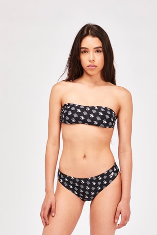 Bikini - Blanco, negro y rojo