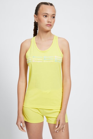 Camiseta de tirantes Color & Logo - Azul, amarillo y rosa