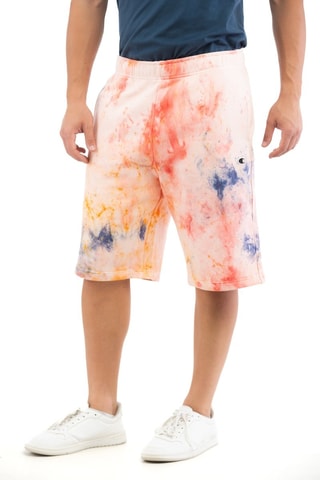 Bermudas tie-dye - Amarillo, naranja y rosa