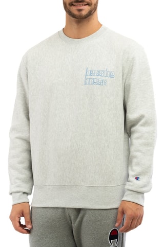Sweat Beastie Boys - Gris chiné - Bleu, jaune, orange et gris
