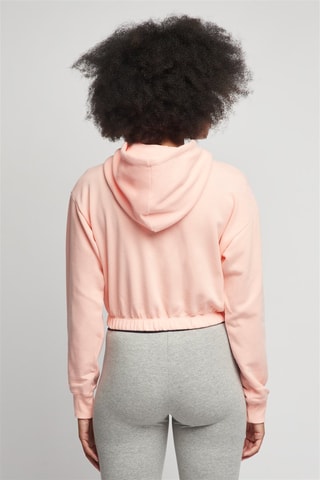 Sudadera con capucha - Blanco, beige y rojo