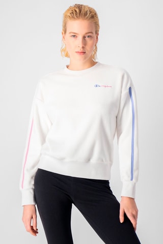 Sudadera - Blanco, azul y rosa