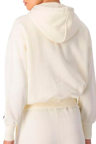 Sweat à capuche - Beige - Beige et bleu