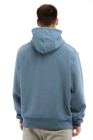 Sudadera con capucha - Blanco y azul