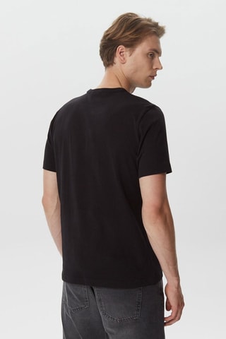 T-shirt - Noir - Noir et bleu