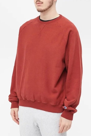 Sweat - Rouge brique - Blanc, rouge et bleu