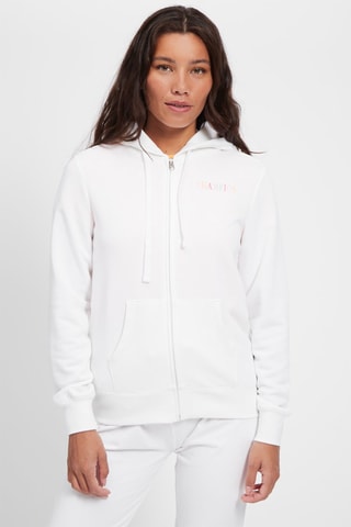 Sudadera con capucha - Blanco, rojo, azul y naranja