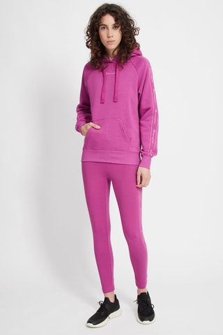 Sudadera con capucha - Blanco y rosa