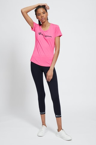 Camiseta Active Intelliigence - Negro y violeta