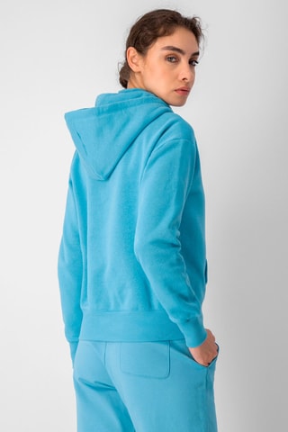 Sudadera con capucha - Blanco, rojo y azul