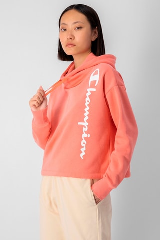 Sudadera con capucha - Blanco y rojo