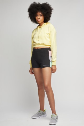 Sudadera con capucha - Blanco y amarillo